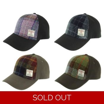 Baseball Cap with Harris Tweed