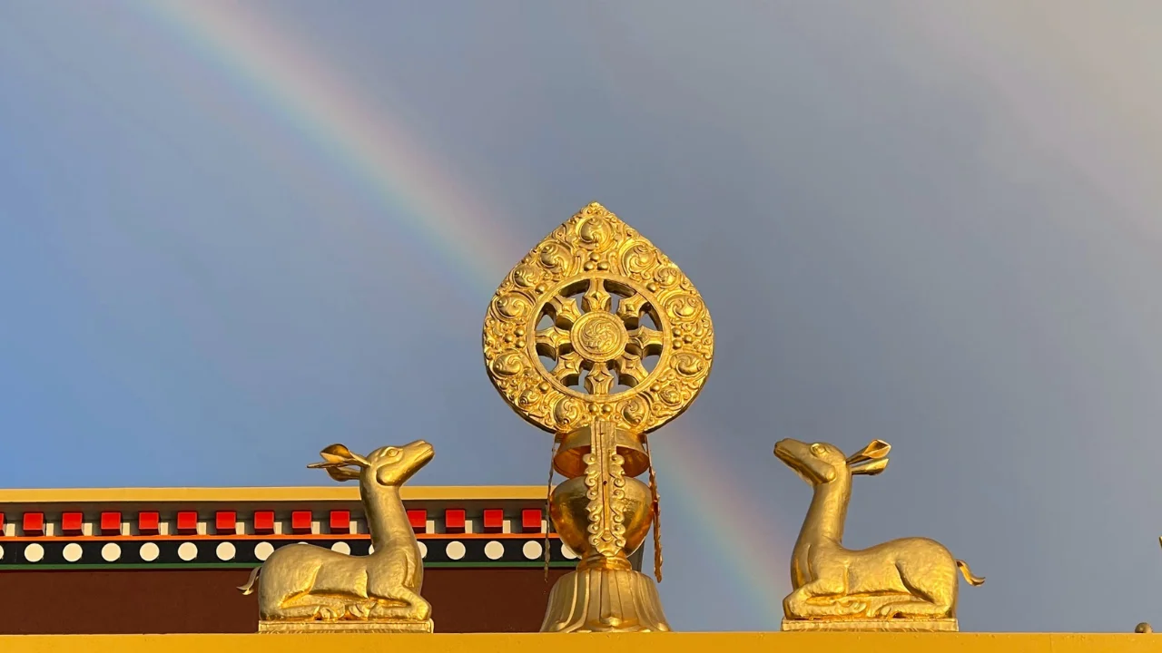 Eastern Dharma Wheel an..
