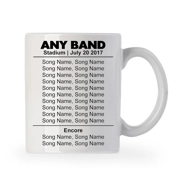 Personalised Setlist Mug