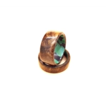 Limited Edition Burr Walnut Wood and Camouflage Ring SIZE S
