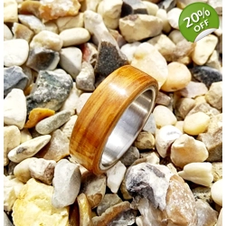 Limited Edition Italian Olive Wood and Stainless..