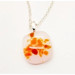 Blossom inspired glass pendant