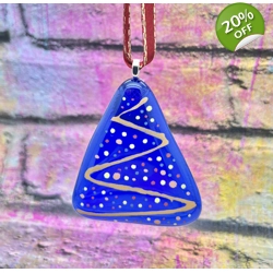 Handmade Glass Christmas Tree Decorations - Various