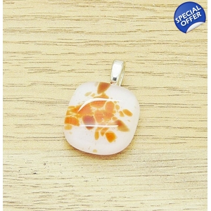 Blossom inspired glass pendant