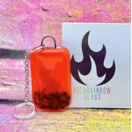 Themed Glass Keyrings - Hare, Fox, Squirrel, Poppy