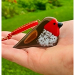 Handmade Glass Penguin Tree Decorations