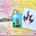 Themed Glass Keyrings - Hare, Fox, Squirrel, Poppy