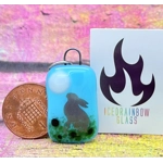 Themed Glass Keyrings - Hare, Fox, Squirrel, Poppy