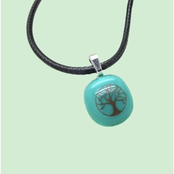 Tree Of Life Glass Pendant N..