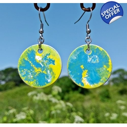 Sundance Medallion Dangly Drop Earrings