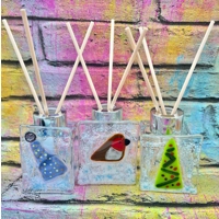 Themed Glass Reed Diffuser Bottle