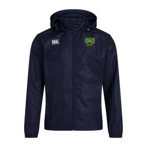 Canterbury Club Full Zip Rain Jacket - Navy Canterbury Club Full Zip Rain Jacket - Navy
