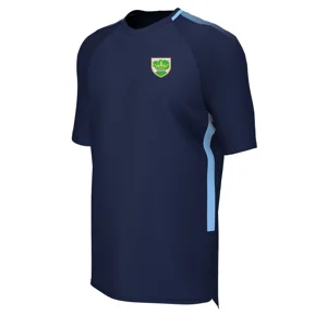 Queens Edge Pro Tee - Navy/Sky