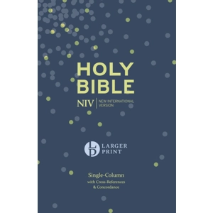 NIV LARGER PRINT COMPACT SINGLE COLUMN REFERENCE BIBLE