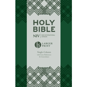 NIV LARGER PRINT COMPACT SINGLE COLUMN REFERENCE BIBLE
