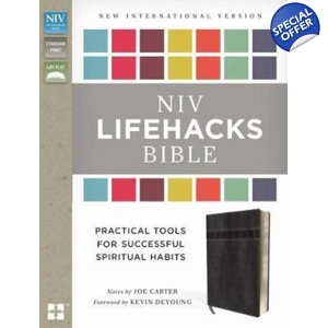 NIV, Lifehacks Bible, Charcoal