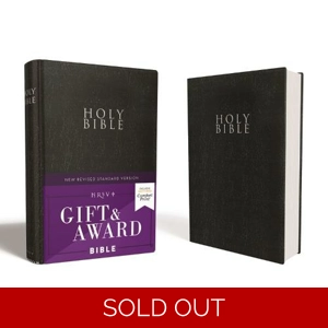 Nrsv Gift and Award Bible, comfort print, Black