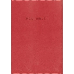NKJV, Foundation Study Bible, Leathersoft, Red, Red Letter