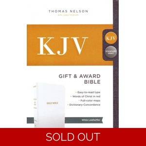 KJV Gift & Award Bible white