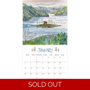 Hannah Dunnett Large Calendar 2025