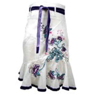 English Rose Beaded Maxi Skirt