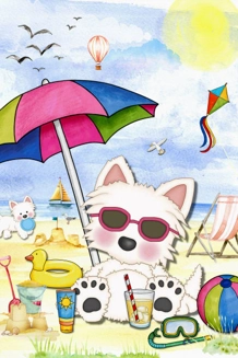 Westie Summer Gard..