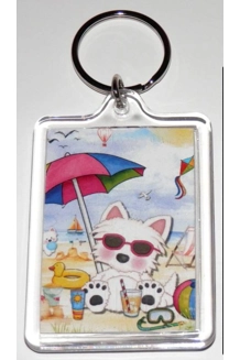 Lucite Westie At The Be..