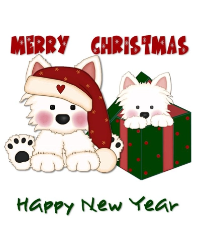 Westie Christmas Cards