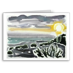 Spurn Point Sunset - card