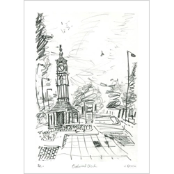 Oakwood Clock - print Oakwood Clock - print