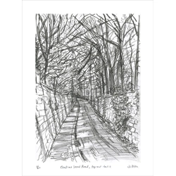 Gledhow Wood Road - print Gledhow Wood Road - print