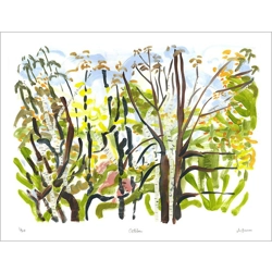 October Woods - print October Woods - print