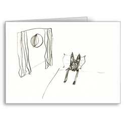 At Night - card