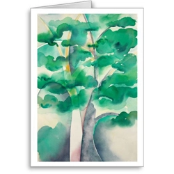Green Trees - card Green Trees - card