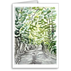 Gledhow Wood Road - card Gledhow Wood Road - card