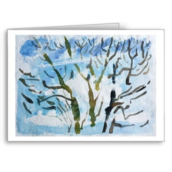 Trees and Jet - card