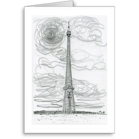 Emley Moor Transmitter - card