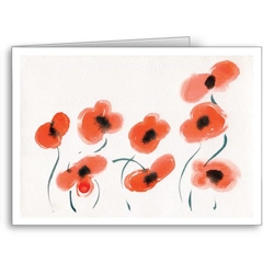 Poppies - card