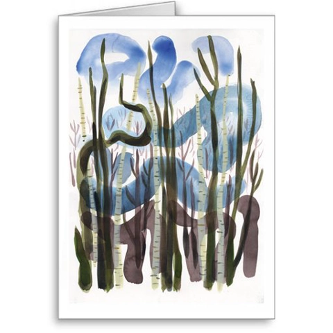 Blue Sky Woods III - card