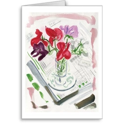 Sweet Peas - card