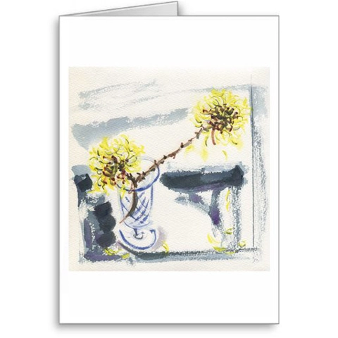 Still Life with Witch Hazel III - card