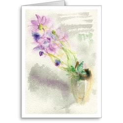 Japanese Anemones - card Japanese Anemones - card