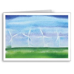 Wind Turbines - card