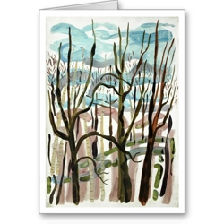 Blue Sky Woods II - card