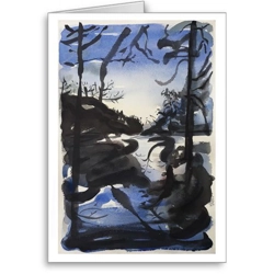 Waterloo Lake I - card