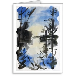 Waterloo Lake II - card