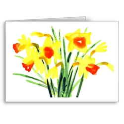 Daffodils II - card
