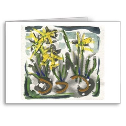 Daffodils IV - card Daffodils IV - card