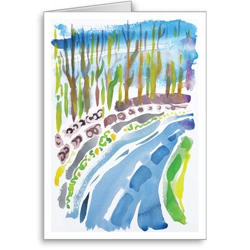 Spring Road - card Spring Road - card
