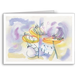 Jazz Drums - card Jazz Drums - card